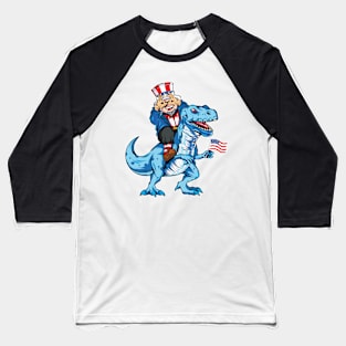 Uncle Sam Griddy Dance Riding Baseball T-Shirt
